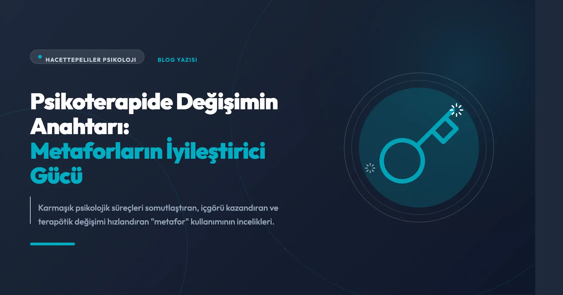 Terapide metafor hacettepeliler psikoloji psikolog bahattin bakır